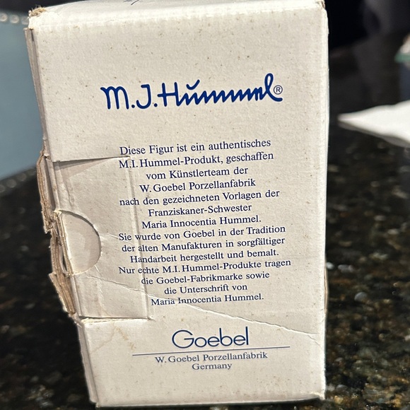 Hummel Goebel Figurine w/ Green Hat and Brown Overalls Grandpa’s Boy #210, 4.25” - Picture 8 of 9